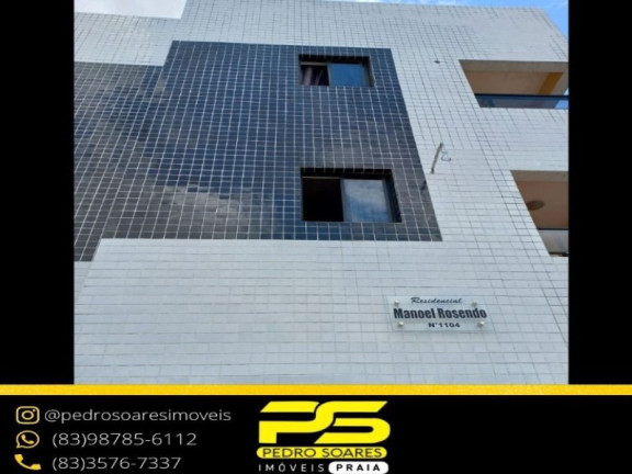 Apartamento com 2 Quartos à Venda, 55 m² em Jardim Cidade Universitária - João Pessoa