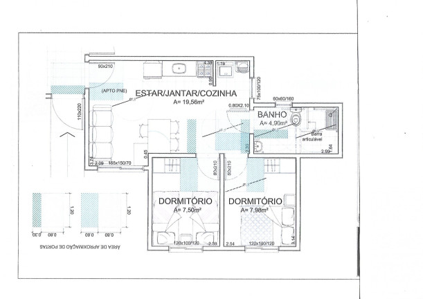 Imagem Apartamento com 2 Quartos à Venda, 48 m² em Nossa Senhora Das Graças  - Caxias Do Sul