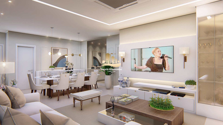 Imagem Apartamento com 3 Quartos à Venda, 125 m² em Canto Do Forte - Praia Grande