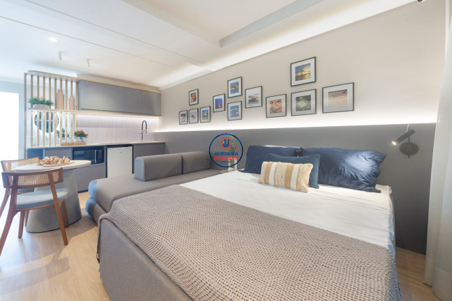 Imagem Apartamento com 2 Quartos para Alugar ou Temporada, 40 m² em Ponta Negra - Natal