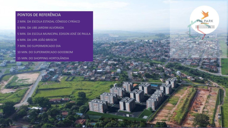 Imagem Apartamento com 2 Quartos à Venda,  em Rezende - Monte Mor