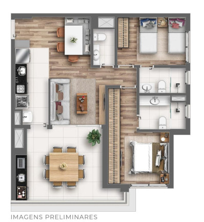 Imagem Apartamento com 2 Quartos à Venda, 85 m² em Jardim Prudência - São Paulo