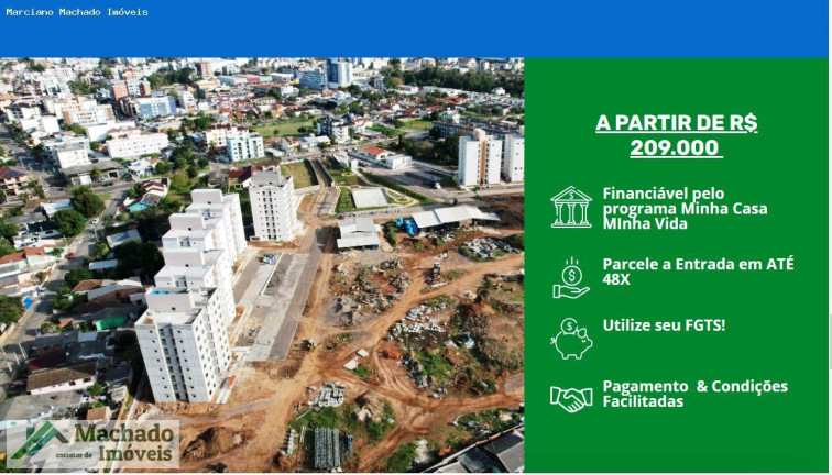 Apartamento com 2 Quartos à Venda, 52 m² em Camobi - Santa Maria