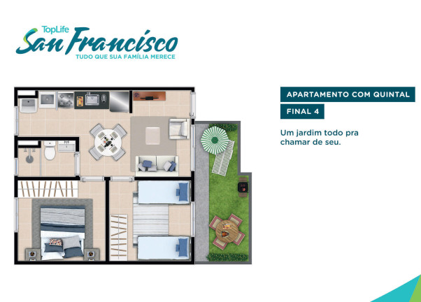 Imagem Imóvel com 2 Quartos à Venda, 45 m² em Ribeirao Verde - Ribeirão Preto
