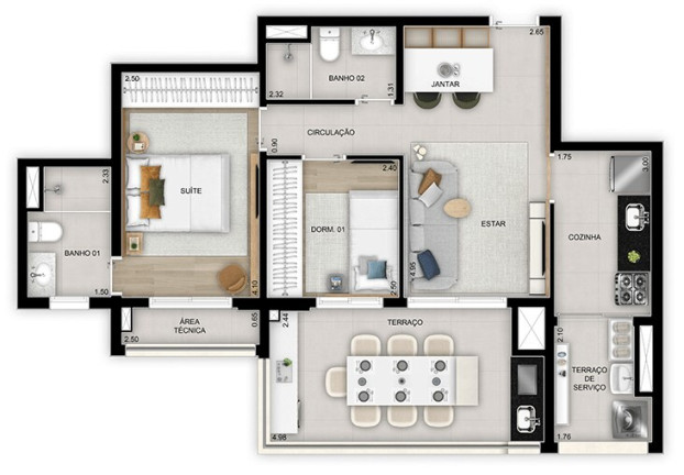 Imagem Apartamento com 2 Quartos à Venda, 105 m² em Vila Ema - São Paulo Imagem Apartamento com 2 Quartos à Venda, 105 m² em Vila Ema - São Paulo