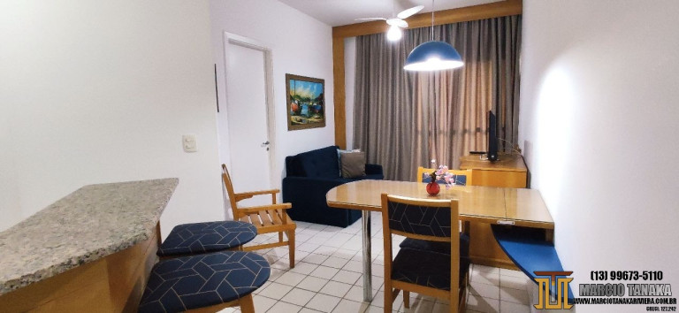 Flat com 1 Quarto para Alugar ou Temporada, 38 m² em Riviera - Bertioga