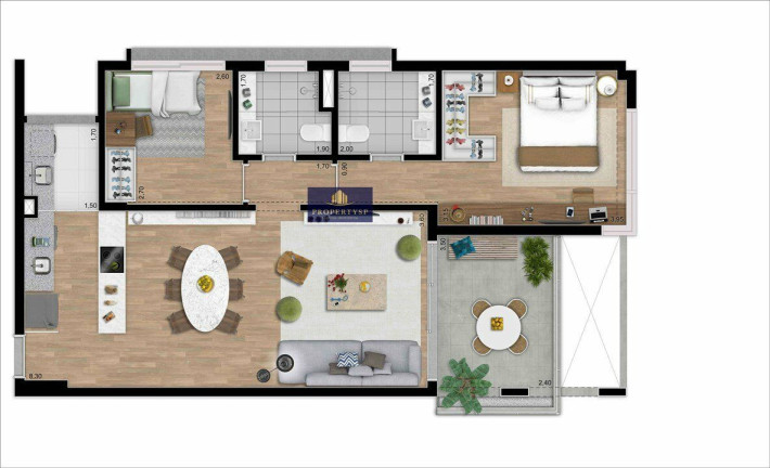 Apartamento com 2 Quartos à Venda, 95 m² em Pinheiros - São Paulo