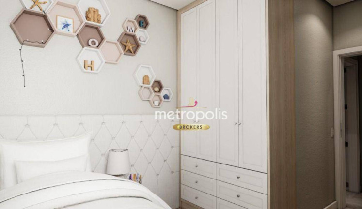 Imagem Apartamento com 3 Quartos à Venda, 88 m² em Jardim - Santo André