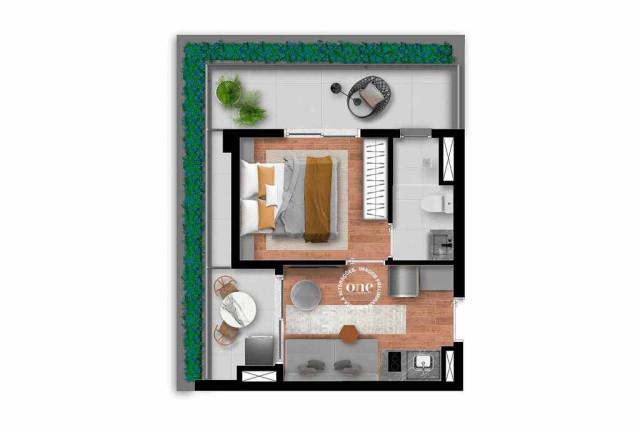 Imagem Imóvel com 1 Quarto à Venda, 35 m² em Moema - São Paulo