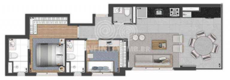Imagem Apartamento com 2 Quartos à Venda, 64 m² em Jardim Paulista - São Paulo