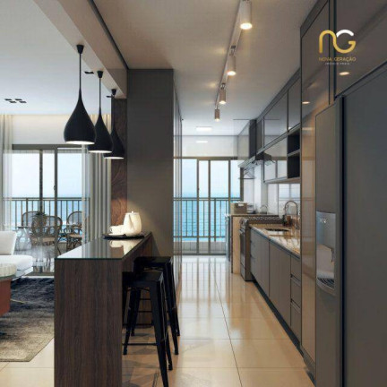 Apartamento com 3 Quartos à Venda, 105 m² em Canto Do Forte - Praia Grande