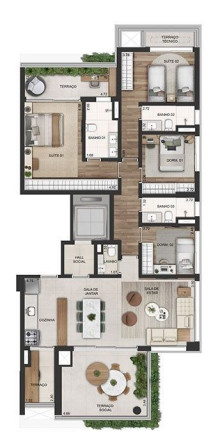 Imagem Apartamento com 4 Quartos à Venda, 149 m² em Moema - São Paulo Imagem Apartamento com 4 Quartos à Venda, 149 m² em Moema - São Paulo