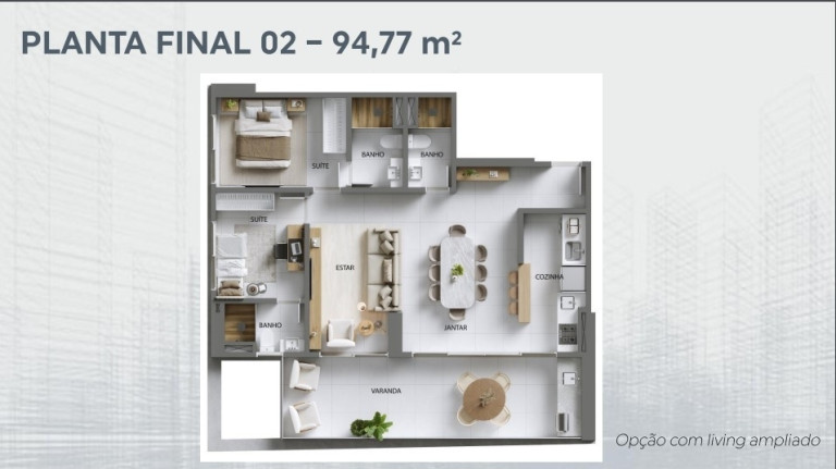 Apartamento com 1 Quarto à Venda, 59 m² em Ponta Da Praia - Santos