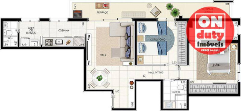 Imagem Apartamento com 2 Quartos à Venda, 79 m² em José Menino - Santos Imagem Apartamento com 2 Quartos à Venda, 79 m² em José Menino - Santos