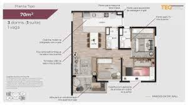 Imagem Apartamento com 2 Quartos à Venda, 55 m² em Parque Rural Fazenda Santa Cândida - Campinas Imagem Apartamento com 2 Quartos à Venda, 55 m² em Parque Rural Fazenda Santa Cândida - Campinas