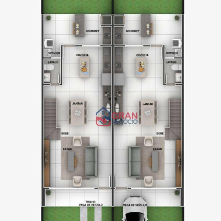 Imagem Sobrado com 3 Quartos à Venda, 121 m² em Pinheirinho - Curitiba