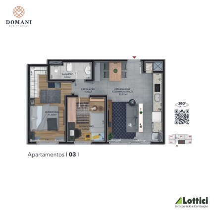 Imagem Apartamento com 2 Quartos à Venda, 52 m² em Fátima - Canoas Imagem Apartamento com 2 Quartos à Venda, 52 m² em Fátima - Canoas