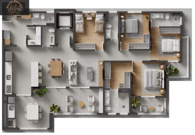 Imagem Apartamento com 4 Quartos à Venda, 195 m² em Centro - São Bernardo Do Campo