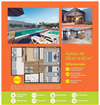 Imagem Apartamento com 2 Quartos à Venda, 42 m² em Imirim - São Paulo Imagem Apartamento com 2 Quartos à Venda, 42 m² em Imirim - São Paulo