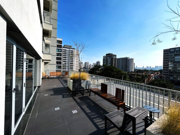 Imagem Apartamento com 1 Quarto para Alugar, 22 m² em Moema - São Paulo
