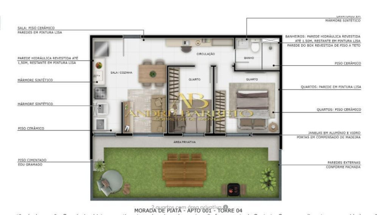 Imagem Apartamento com 2 Quartos à Venda, 40 m² em Piatã - Salvador