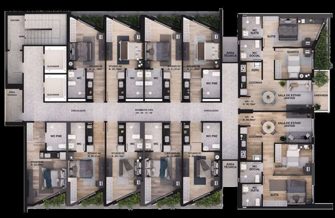 Imagem Apartamento com 2 Quartos à Venda, 53 m² em Manaíra - João Pessoa Imagem Apartamento com 2 Quartos à Venda, 53 m² em Manaíra - João Pessoa
