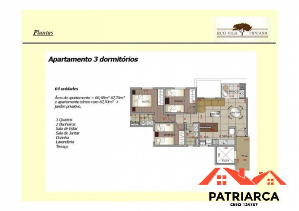 Imagem Apartamento com 3 Quartos à Venda, 70 m² em Santa Barbara - Campinas Imagem Apartamento com 3 Quartos à Venda, 70 m² em Santa Barbara - Campinas