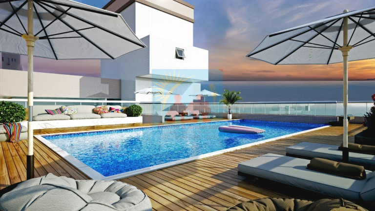 Apartamento com 2 Quartos à Venda, 69 m² em Caiçara - Praia Grande