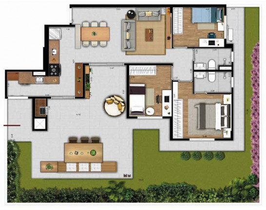 Imagem Apartamento com 3 Quartos à Venda, 87 m² em Jardim Aurélia - Campinas