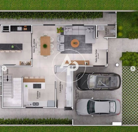 Imagem Casa de Condomínio com 3 Quartos à Venda, 273 m² em Jardim Carvalho - Ponta Grossa Imagem Casa de Condomínio com 3 Quartos à Venda, 273 m² em Jardim Carvalho - Ponta Grossa