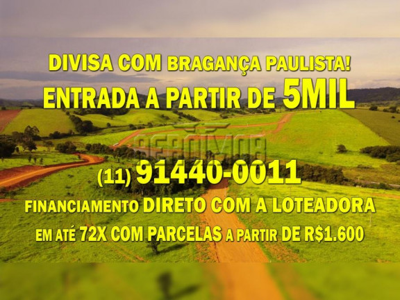 Terreno à Venda, 1.000 m² em Lagos De Santa Helena - Bragança Paulista
