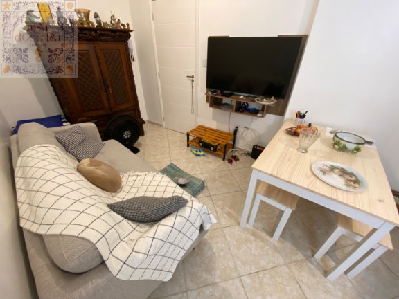 Imagem Apartamento com 1 Quarto à Venda, 43 m² em José Menino - Santos