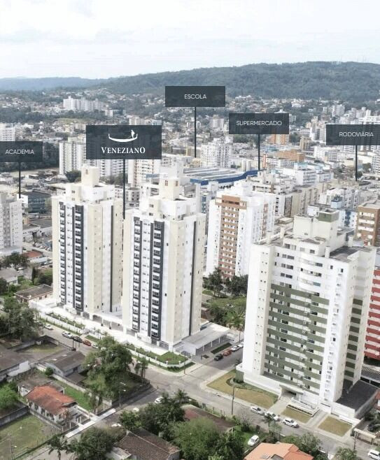 Apartamento com 3 Quartos à Venda, 93 m² em Centro - Criciúma