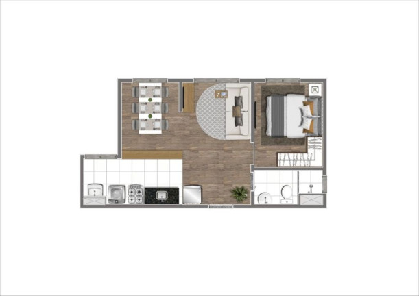Imagem Apartamento com 2 Quartos à Venda, 36 m² em Morumbi - São Paulo Imagem Apartamento com 2 Quartos à Venda, 36 m² em Morumbi - São Paulo