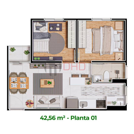 Imagem Apartamento com 2 Quartos à Venda, 42 m² em Chácaras Reunidas São Jorge - Sorocaba Imagem Apartamento com 2 Quartos à Venda, 42 m² em Chácaras Reunidas São Jorge - Sorocaba