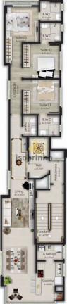Apartamento com 3 Quartos à Venda, 120 m² em Meia Praia - Itapema