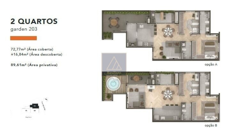 Imagem Apartamento com 2 Quartos à Venda, 72 m² em água Verde - Curitiba