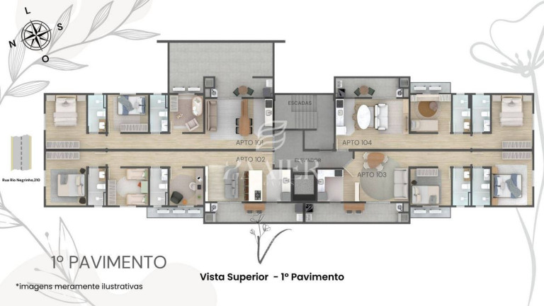 Imagem Apartamento com 2 Quartos à Venda, 78 m² em Saguaçu - Joinville
