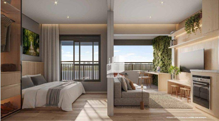 Imagem Studio com 1 Quarto à Venda, 35 m² em Pinheiros - São Paulo Imagem Studio com 1 Quarto à Venda, 35 m² em Pinheiros - São Paulo