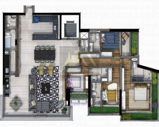 Imagem Imóvel com 4 Quartos à Venda, 167 m² em Jardim Das Acácias - São Paulo Imagem Imóvel com 4 Quartos à Venda, 167 m² em Jardim Das Acácias - São Paulo