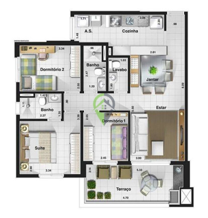 Imagem Apartamento com 3 Quartos à Venda, 92 m² em Ponta Da Praia - Santos Imagem Apartamento com 3 Quartos à Venda, 92 m² em Ponta Da Praia - Santos