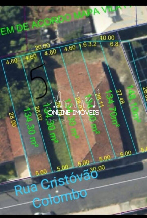 Terreno à Venda, 134 m² em Vila Paraíso - Mogi Guaçu