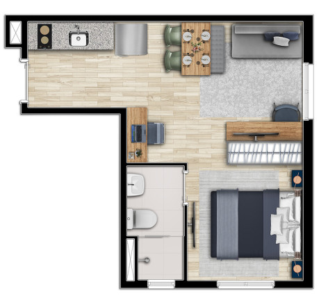 Imagem Apartamento à Venda, 25 m² em Vila Buarque - São Paulo Imagem Apartamento à Venda, 25 m² em Vila Buarque - São Paulo