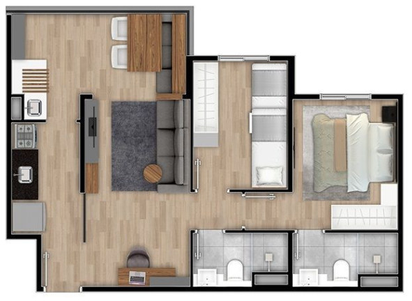 Imagem Apartamento com 2 Quartos à Venda, 52 m² em Vila Zelina - São Paulo Imagem Apartamento com 2 Quartos à Venda, 52 m² em Vila Zelina - São Paulo