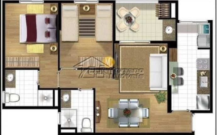 Imagem Apartamento com 2 Quartos à Venda, 63 m² em Jardim Oriente - São José Dos Campos Imagem Apartamento com 2 Quartos à Venda, 63 m² em Jardim Oriente - São José Dos Campos