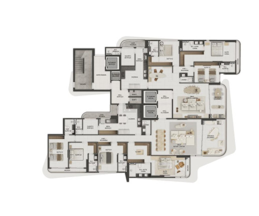 Imagem Apartamento com 4 Quartos à Venda, 214 m² em Altiplano Cabo Branco - João Pessoa Imagem Apartamento com 4 Quartos à Venda, 214 m² em Altiplano Cabo Branco - João Pessoa