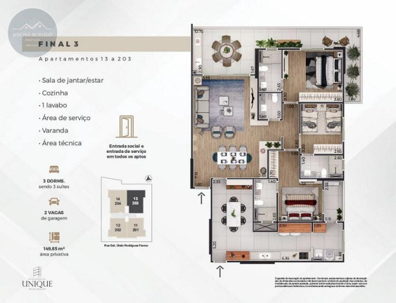 Imagem Imóvel com 3 Quartos à Venda, 125 m² em Canto Do Forte - Praia Grande