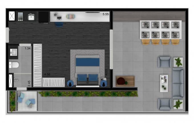 Imagem Studio com 1 Quarto à Venda, 24 m² em Perdizes - São Paulo