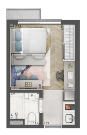 Imagem Apartamento com 1 Quarto à Venda, 38 m² em Cidade Baixa - Porto Alegre Imagem Apartamento com 1 Quarto à Venda, 38 m² em Cidade Baixa - Porto Alegre