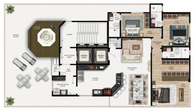 Imagem Apartamento com 3 Quartos à Venda, 118 m² em Centro - Balneário Camboriú Imagem Apartamento com 3 Quartos à Venda, 118 m² em Centro - Balneário Camboriú